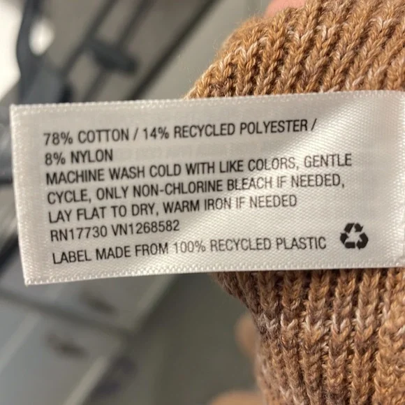 NWOT Halter Sweater Dress by Wild Fable in Light Brown Space Dye - Size XL - Picture 5 of 6